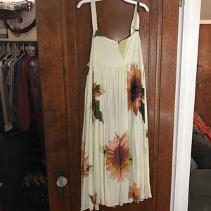 Kimchi blue flower midi dress